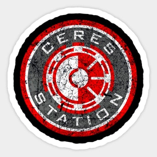 ceres station Sticker